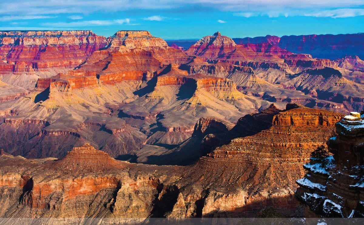 Grand Canyon panor&aacute;ma naplement&eacute;ben az USA nyugati r&eacute;sz&eacute;n