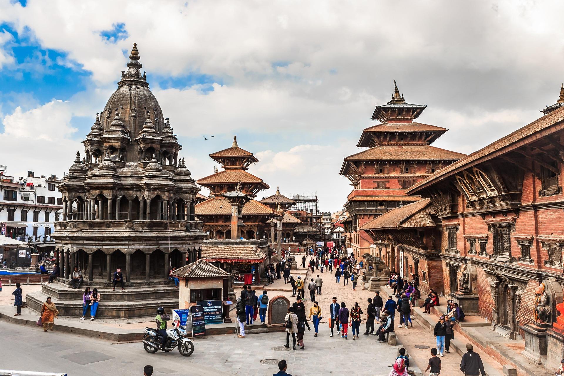 Patan Durbar t&eacute;r ősi templomai a Katmandu-v&ouml;lgyben, Nep&aacute;l