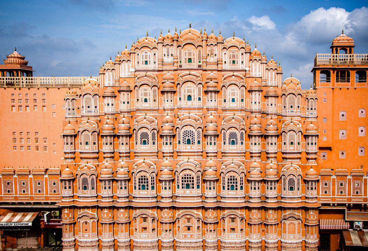 Hawa Mahal, a Szelek Palot&aacute;ja Jaipurban, Rajasthan, India