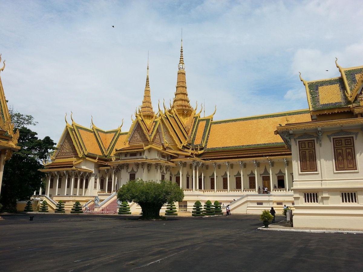 A Királyi Palota Trónterme Phnom Penhben