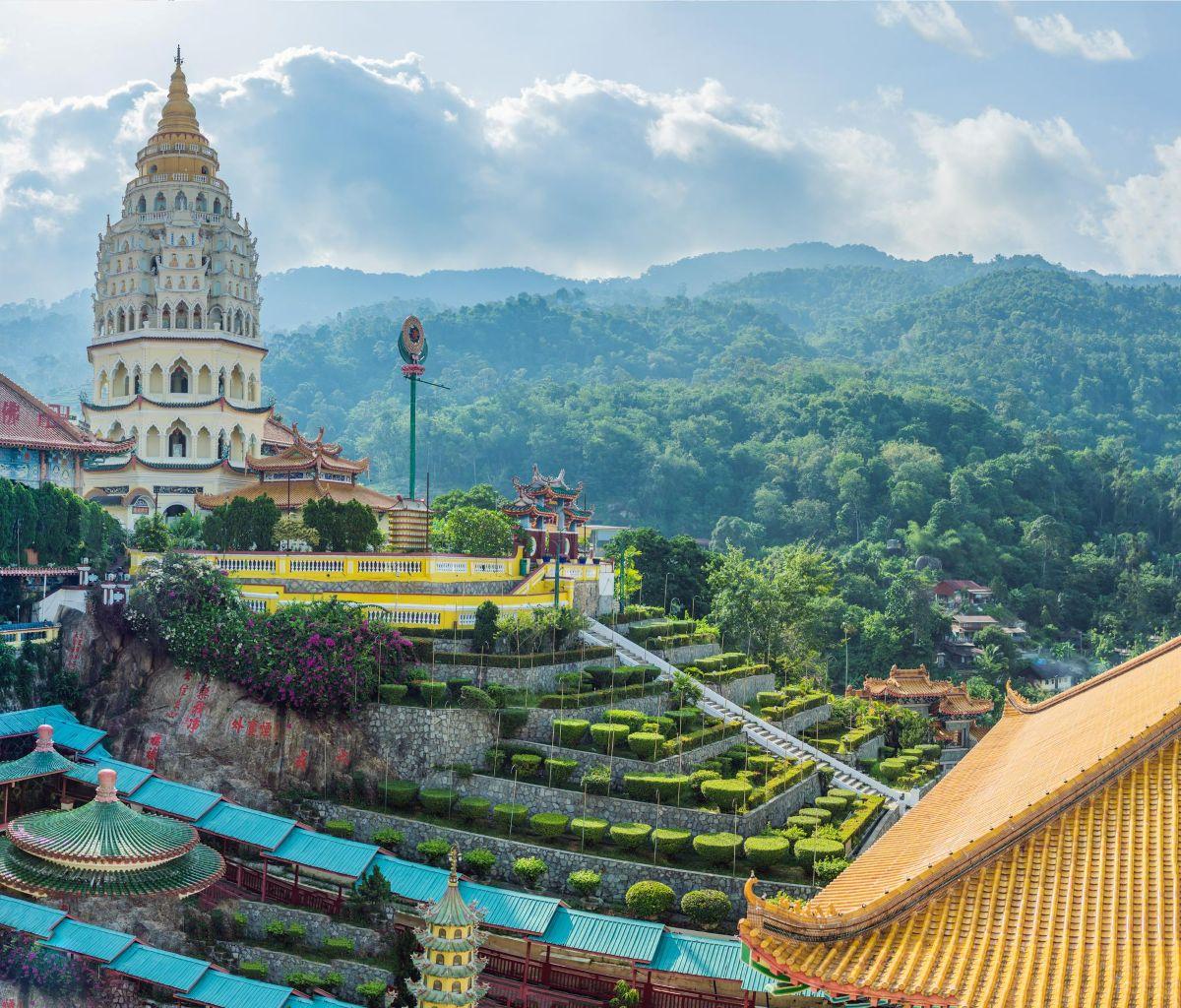 A Kek Lok Si templomkomplexum Penangon