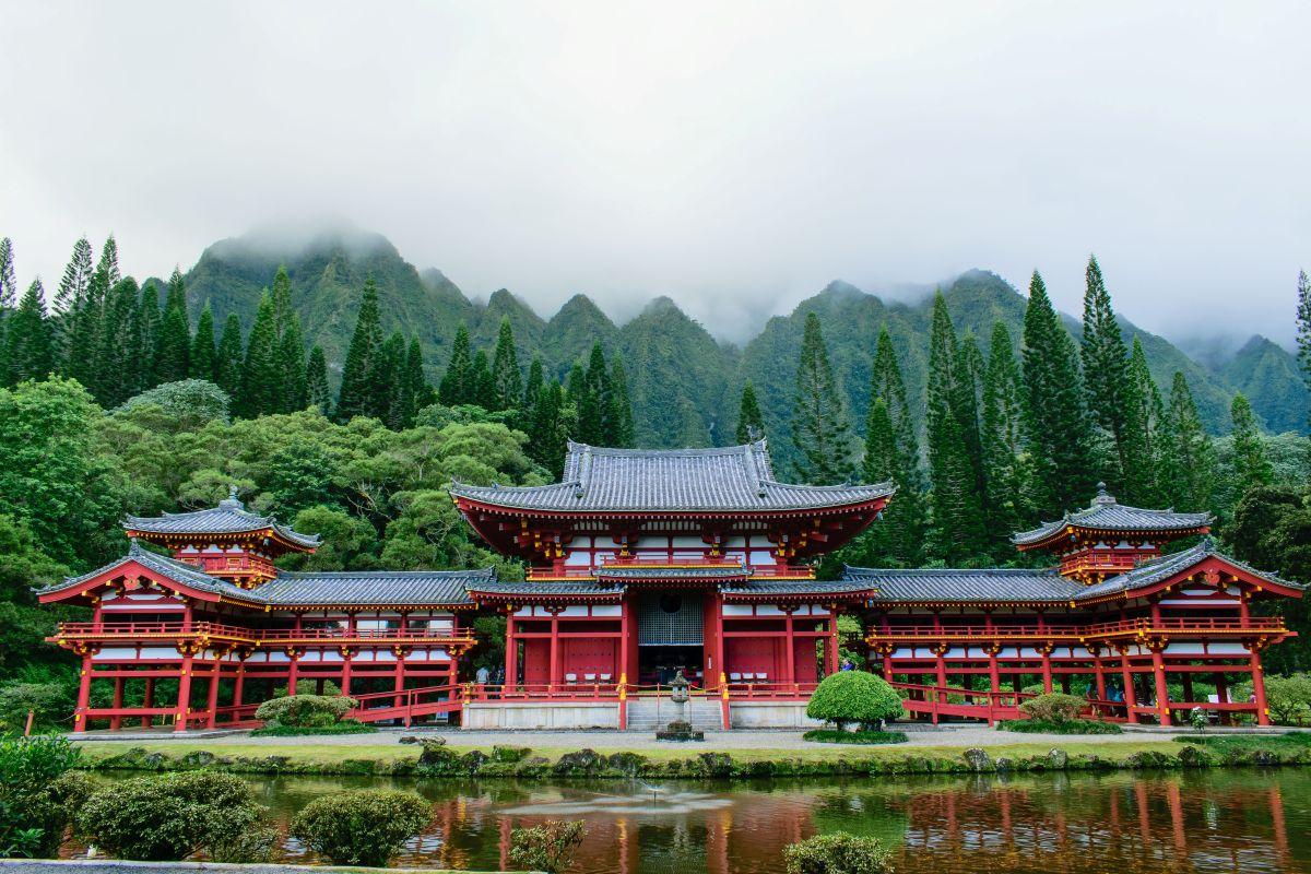 Byodo-In templom Oahu sziget&eacute;n, Hawaii